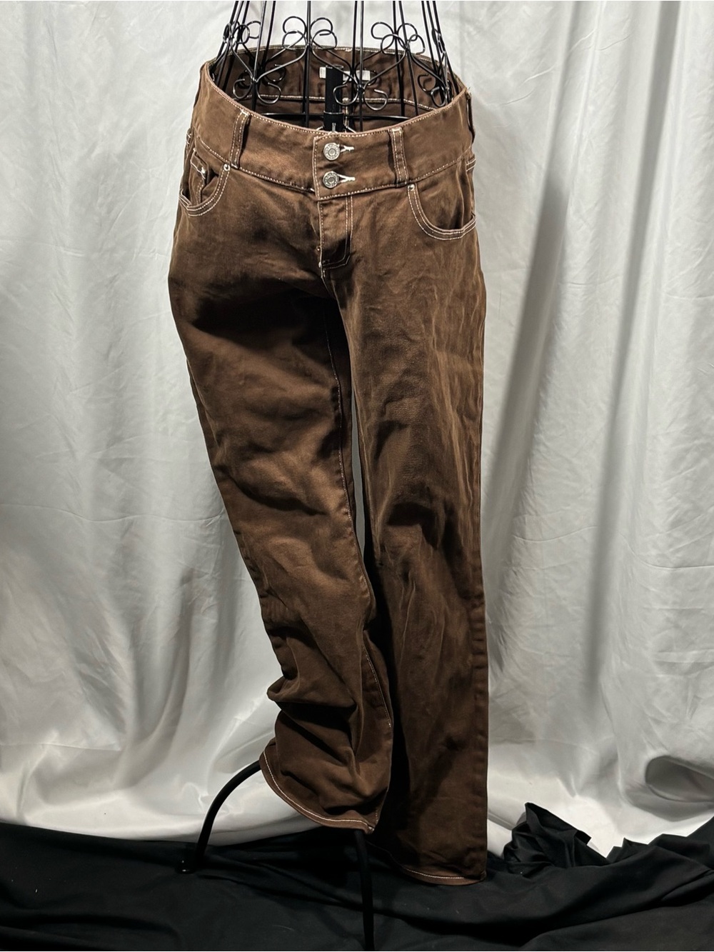 PacSun Women's Boot Cut Jeans in Brown